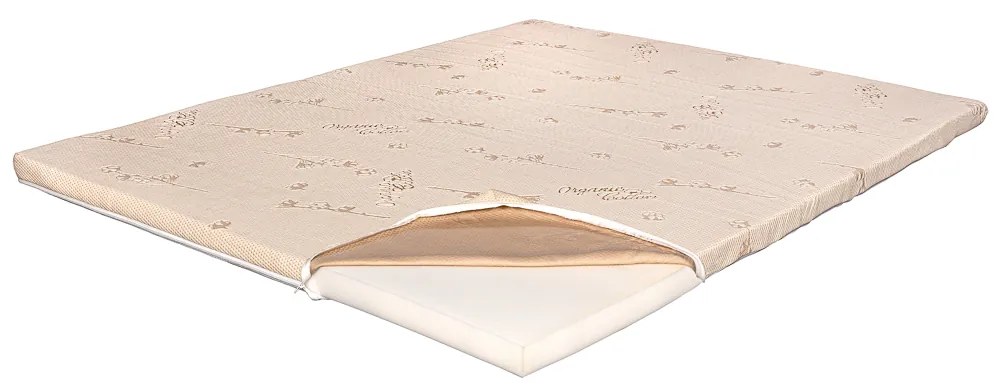 Topper Saltea Super Ortopedic, 6.5 cm, Bio Bumbac, 160 x 200 cm