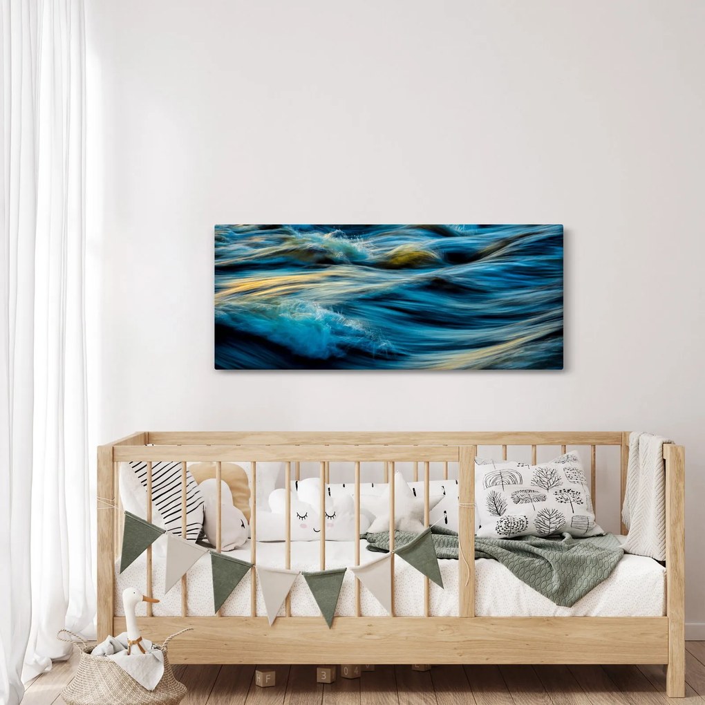 Tablou - Valuri (120x50 cm)
