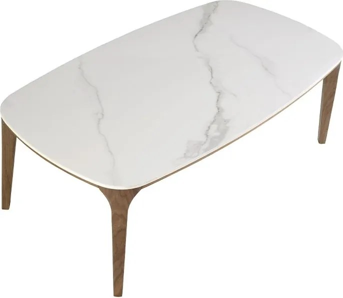 Masuta de cafea deosebita design LUX Walnut