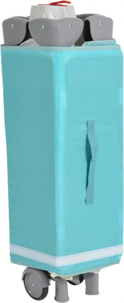 Patut pliant transformabil in tarc copii NOVOKIDS™ Indiana NEST, 62X125 cm, 2 Niveluri, Jucarie Carusel muzical, Fermoar acces lateral, Geanta bebe,