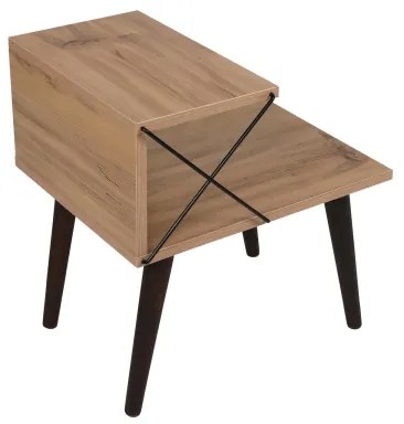 Noptieră CROSS 55x50 cm maro