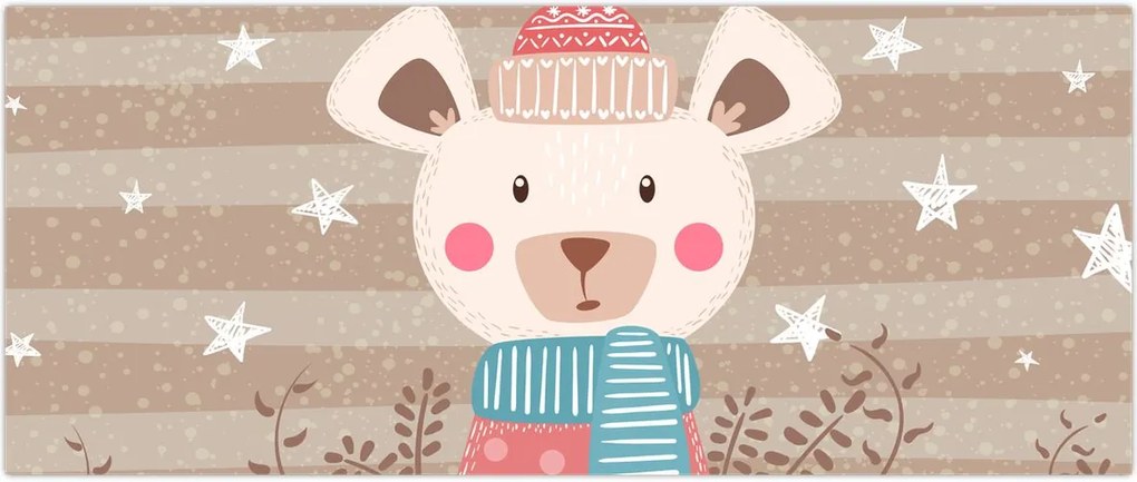 Tablou - Ursuleț (120x50 cm)