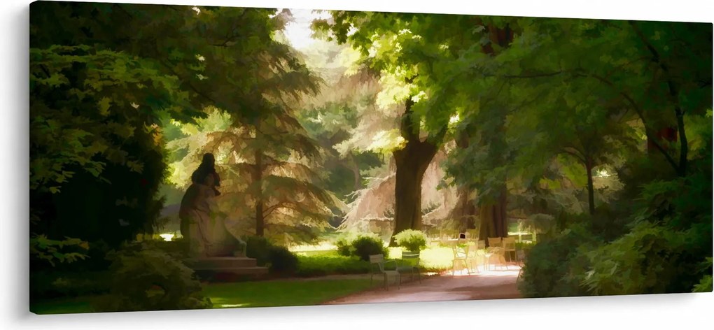 Tablou cu parc (120x50 cm)