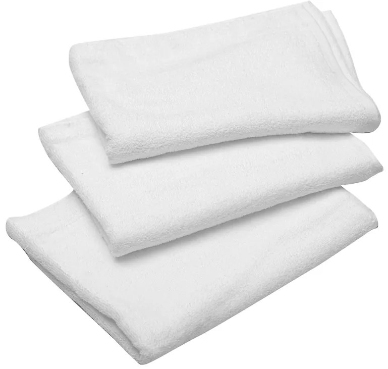 Prosop pentru hoteluri WHITE alb 50x100 cm