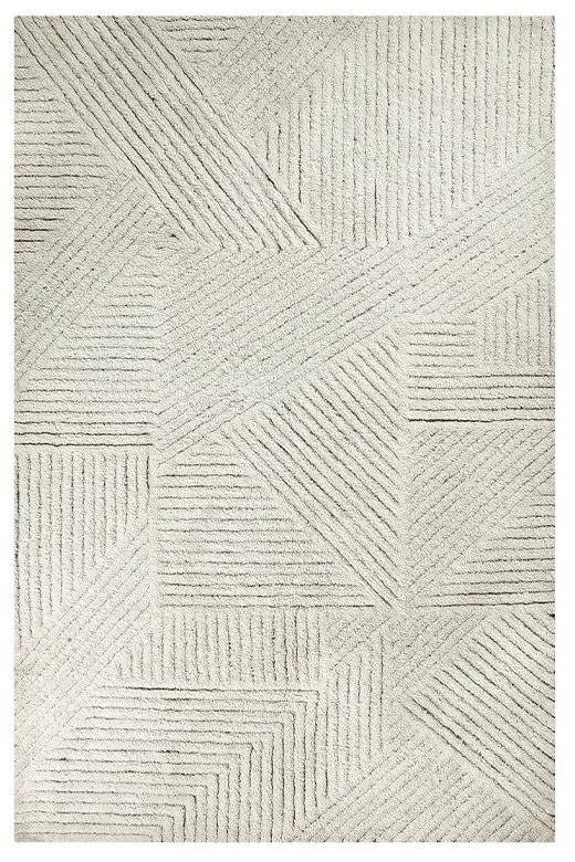 Covor crem lavabil/țesut manual din lână 170x240 cm Almond Valley – Lorena Canals