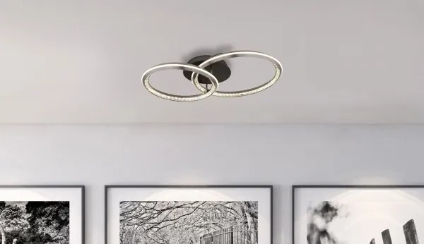 Globo 67329-50 - Plafonieră LED reglabilă ALAINA 50 W/230 V 2700-6000 K 50 x 75 cm + telecomandă inclusă