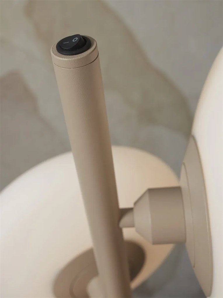 Lampadar/Lampa de podea design modern Sapporo 3 alb/sand