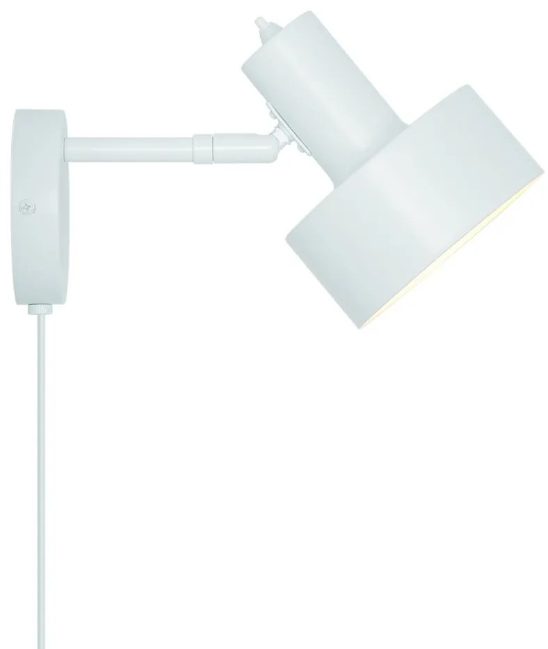 Aplica cu spot directionabil design nordic Matis alb