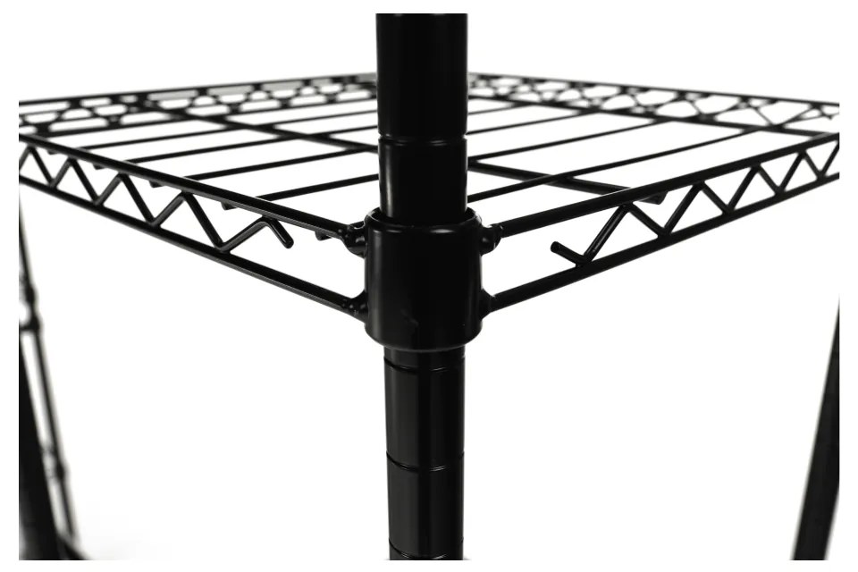 Raft reglabil, negru, GELBAN