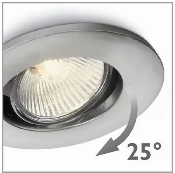 Philips 57959/17/PN - Lampă încastrată AGENA 1xGU10/35W/230V