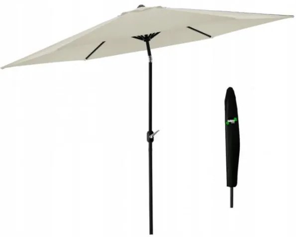 Umbrelă de grădină pliabilă 300cm Beige Basic