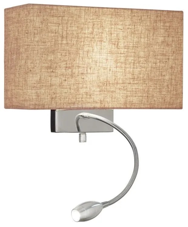 Aplica cu reader LED design modern HOTEL AP2 CANVAS 103204