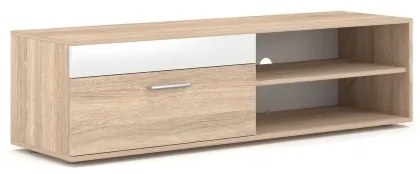 Mobilier living BRICK, stejar sonoma/alb