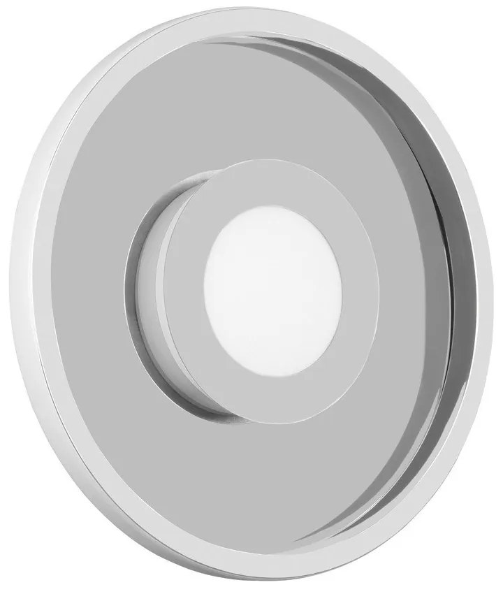 Plafonieră argintiu-lucios LED din metal ø 30 cm Ascari – Trio