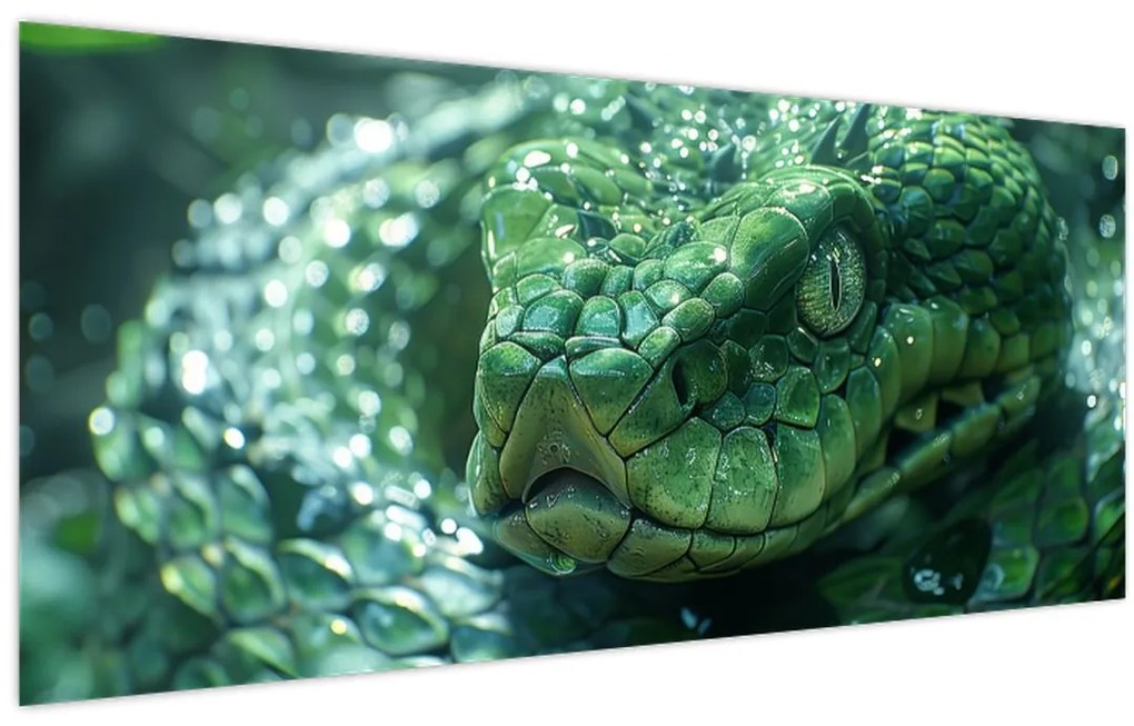 Tablou - Portret de șarpe (120x50 cm)