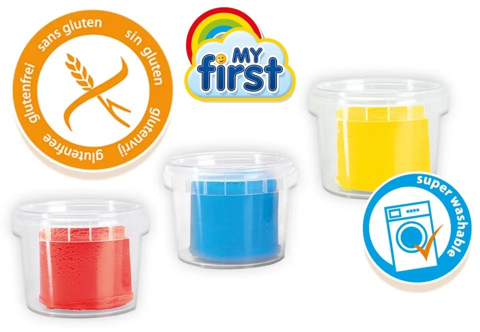 My first - Plastilina cu instrumente 3 x 90 gr