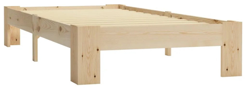 283281 vidaXL Cadru de pat, 100 x 200 cm, lemn masiv de pin