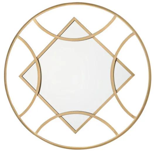 Oglinda de perete Tanna, auriu, 82 x 82 cm