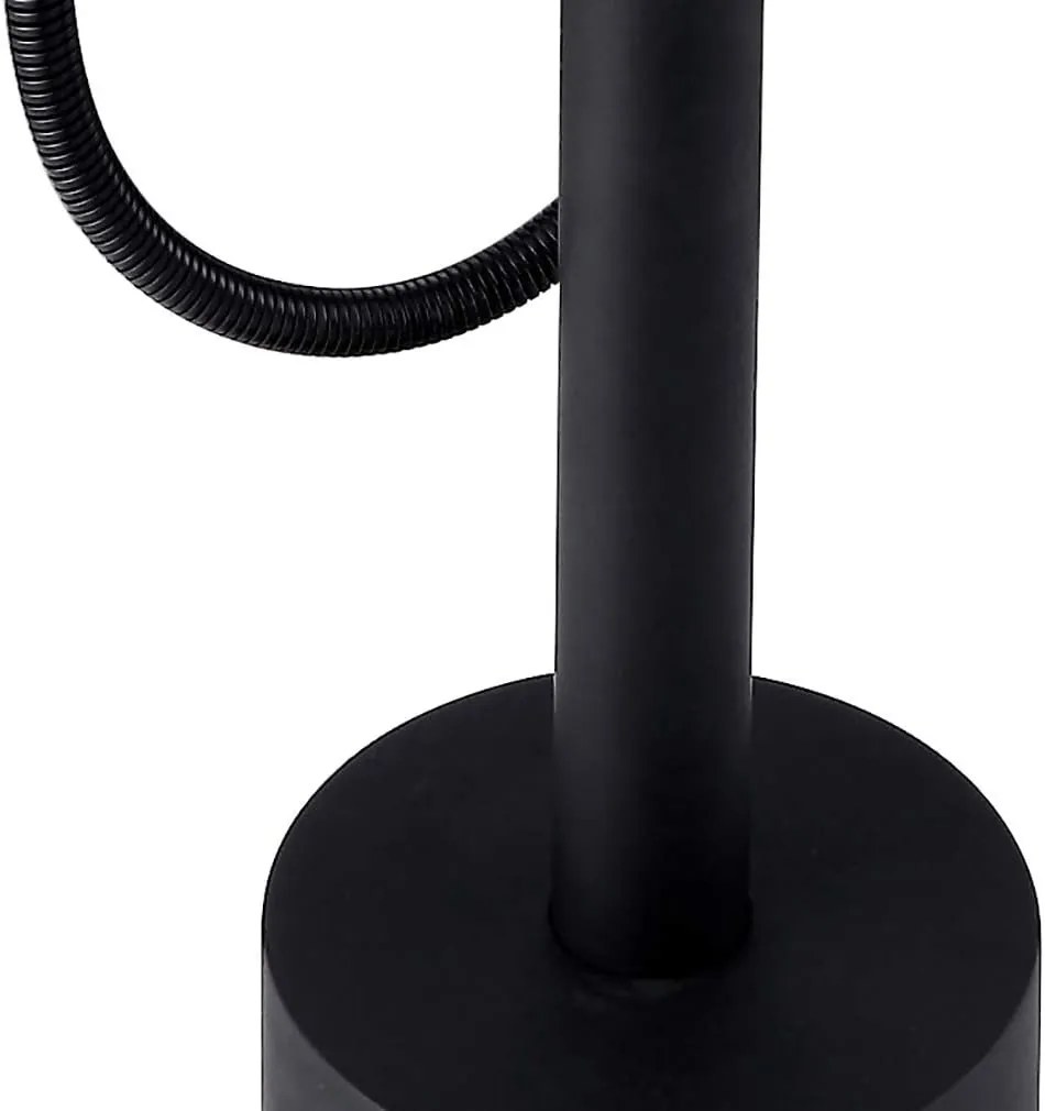 Baterie de Podea cu Cadru Rotund Negru – Ideală pentru un decor minimalist și rafinat în baie.