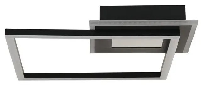 Searchlight 44250BK - Plafonieră LED reglabilă QUADRATE LED/24W/230V 36x36 cm