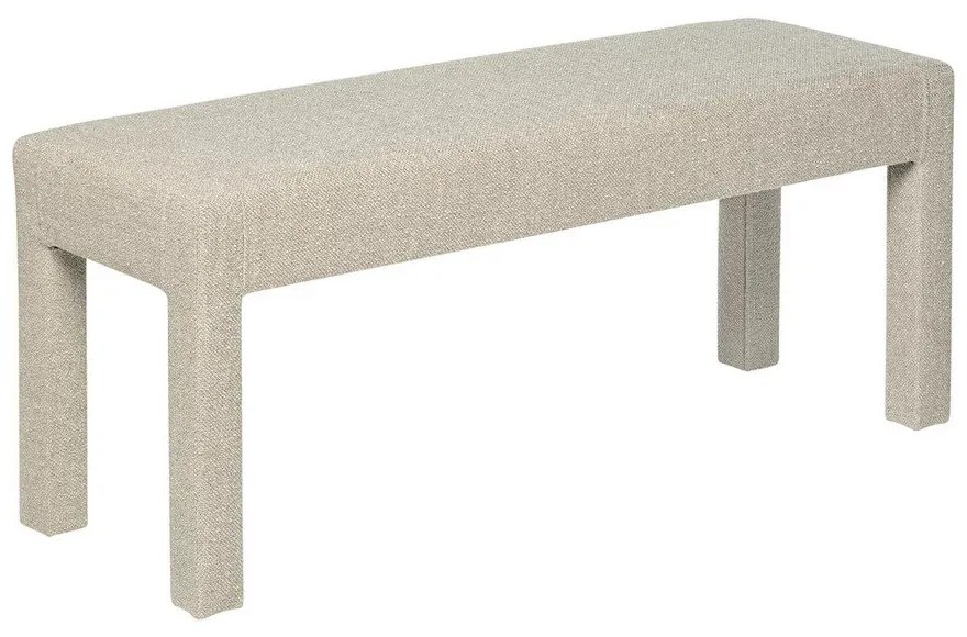 Bancă bej cu tapițerie din stofă bouclé Sitta – Blomus