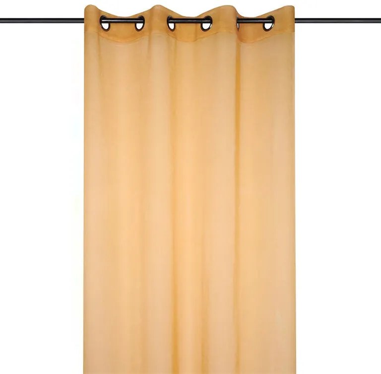 Perdea colorată MONNA muştar, 135 x 260 cm set 2 buc