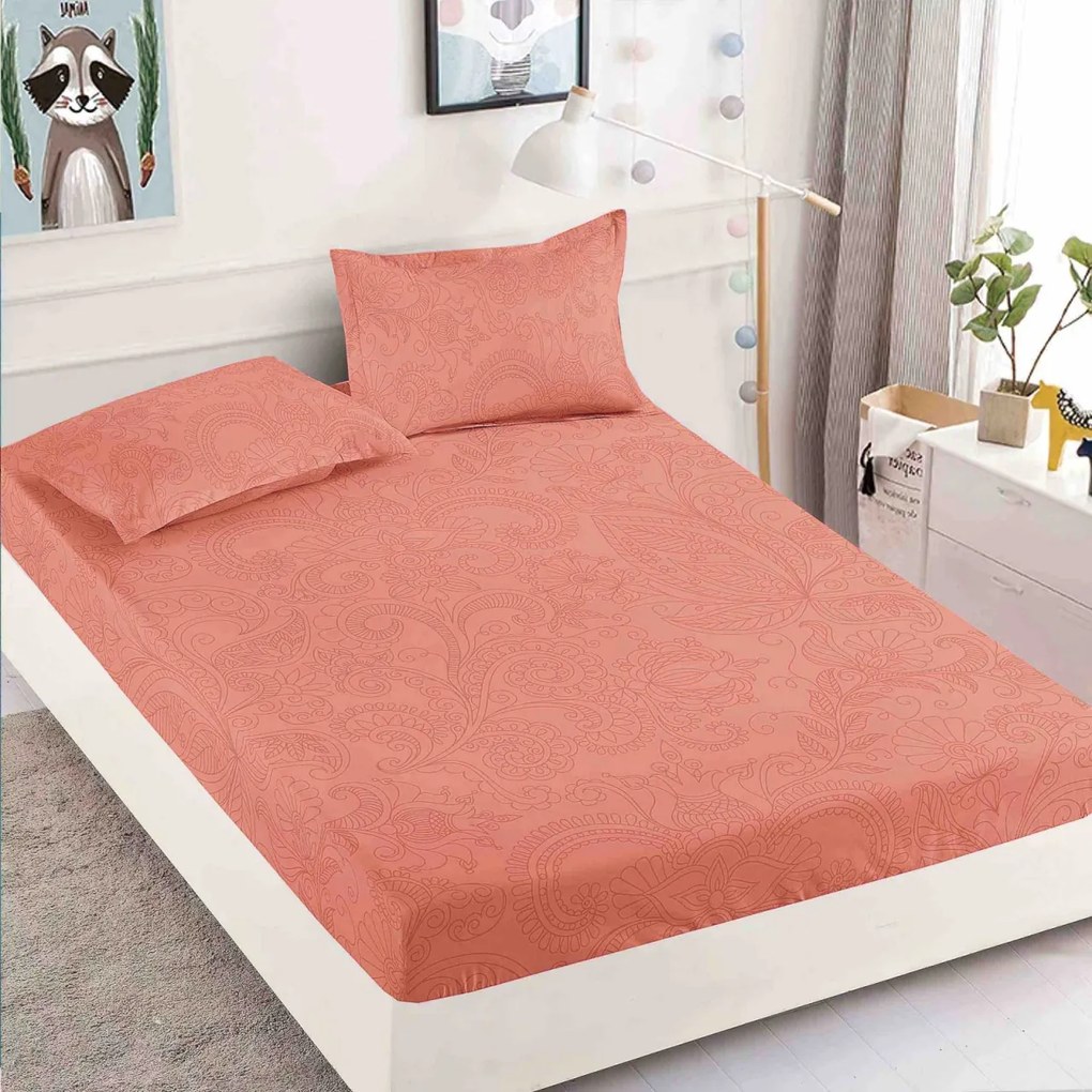 Huse de pat, 3 Piese, Finet cu elastic 180x200