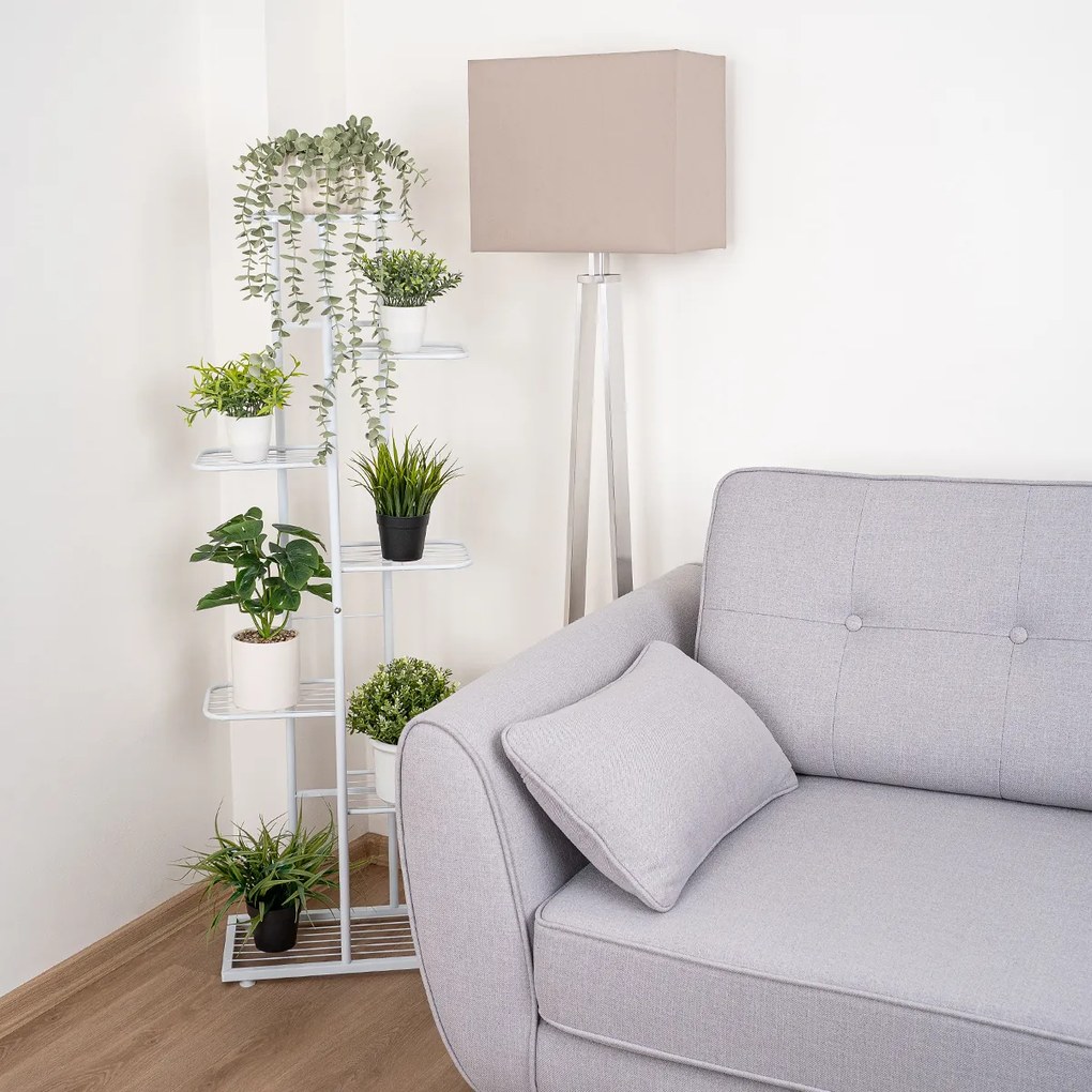 Suport pentru flori 4Home Level, alb