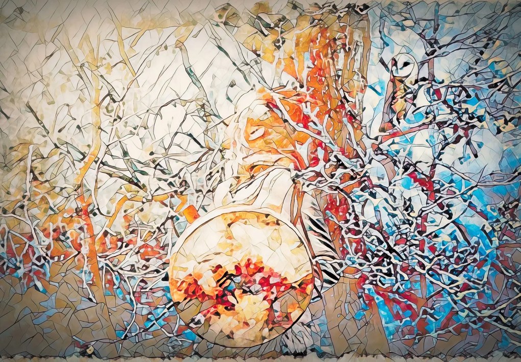 Fototapet - Abstract colorat (147x102 cm)