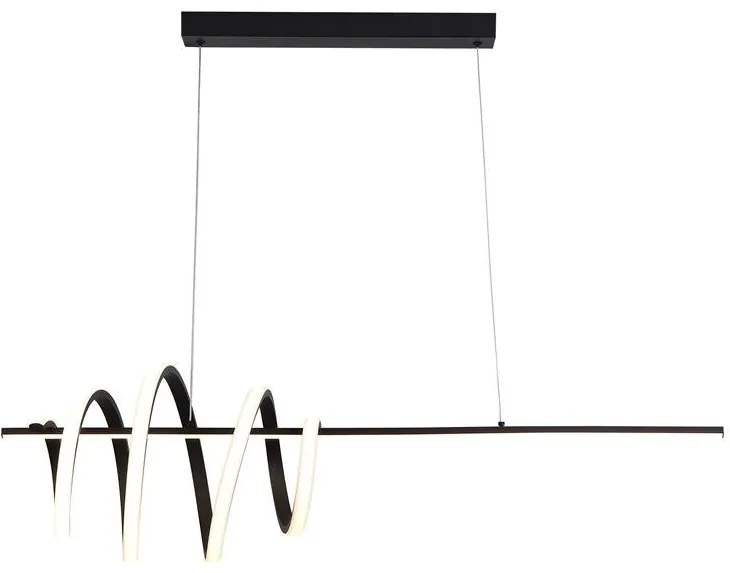 Lustra LED suspendata Sword negru