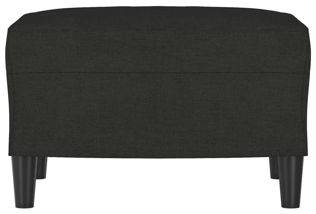 Taburet, negru, 60x50x41 cm, material textil Negru, 60 x 50 x 41 cm