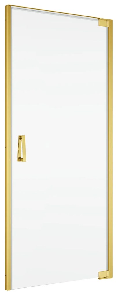Usa batanta cu profil compensator, auriu, 70 cm, instalare dreapta, Ronal Cadura 700 mm, Auriu, Dreapta