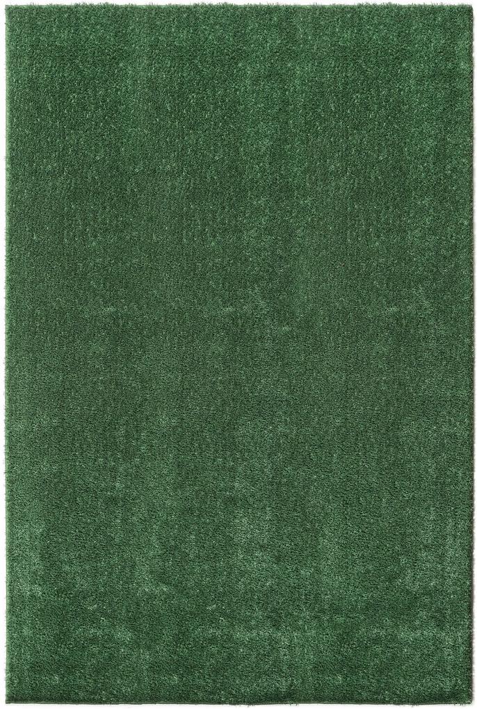 Covor Shaggy Cosima verde muschi, 240 cm x 340 cm x 30 mm