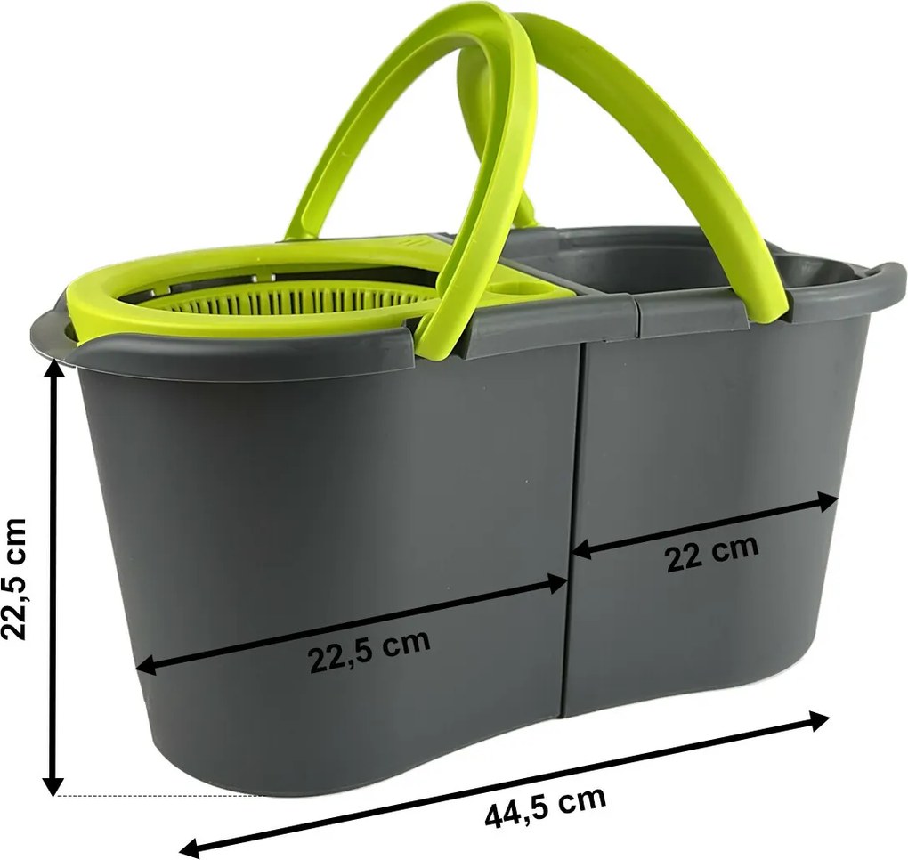 Set avantajos mop cu cărucior 4Home Rapid Clean