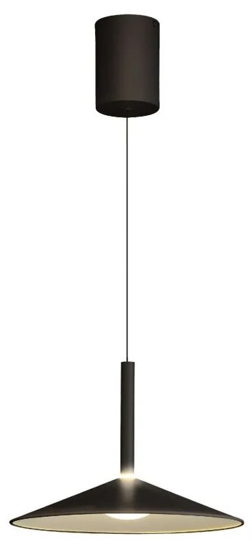 Lustra/Pendul LED reglabil CALICE negru 9W