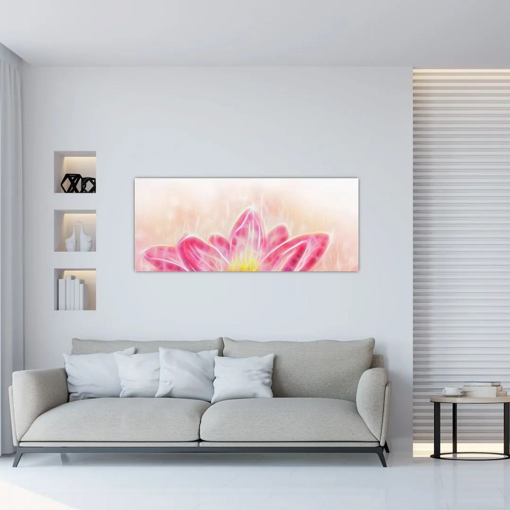 Tablou - Floare de lotus (120x50 cm)