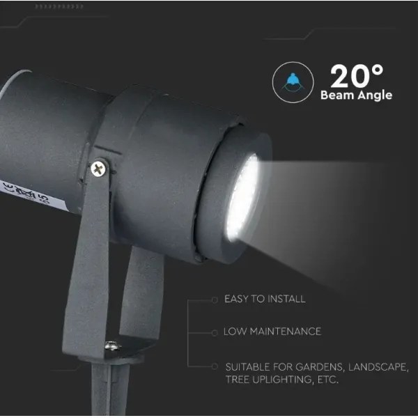 Lampă LED de exterior LED/12W/230V 4000K antracit IP65