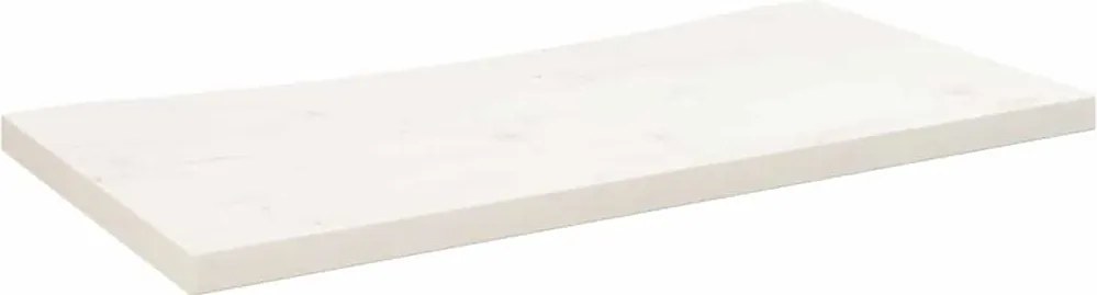 vidaXL Blat de birou, alb, 80x40x2,5 cm, lemn masiv de pin