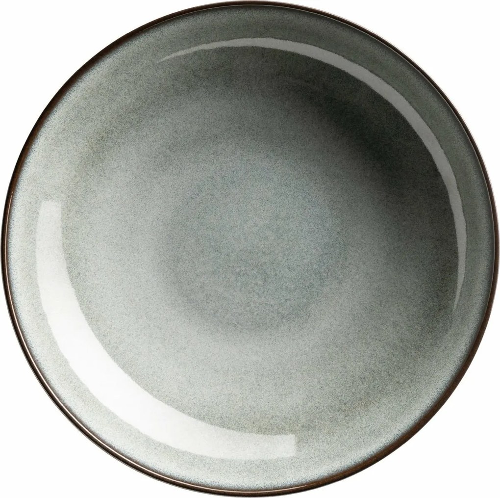 Mäser Set de farfurii adânci și plate, 8 bucăți SMOKY'S – verde