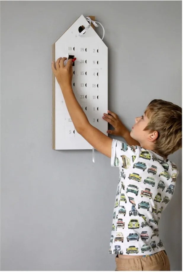 Calendar advent cu detalii argintii Unlimited Design for kids