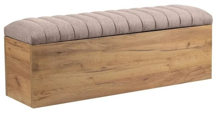 Bancă bej/în culoare naturală Oceane – Bobochic Paris