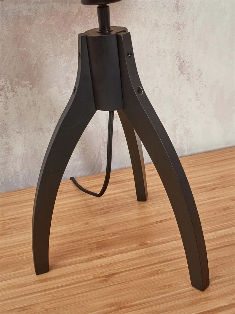 Lampa de masa eco din iuta Iguazu 3-legs bl/30x16, bl