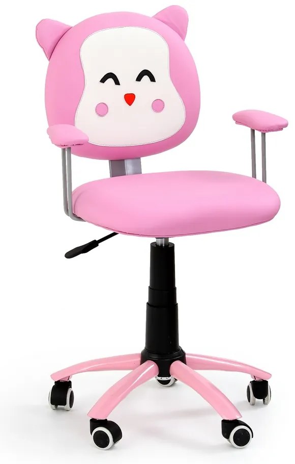 Scaun copii Kitty, roz/alb