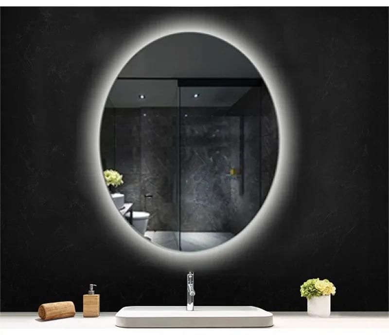 Oglindă, Fluminia, Picasso Ambient 60, cu iluminare LED și dezaburire