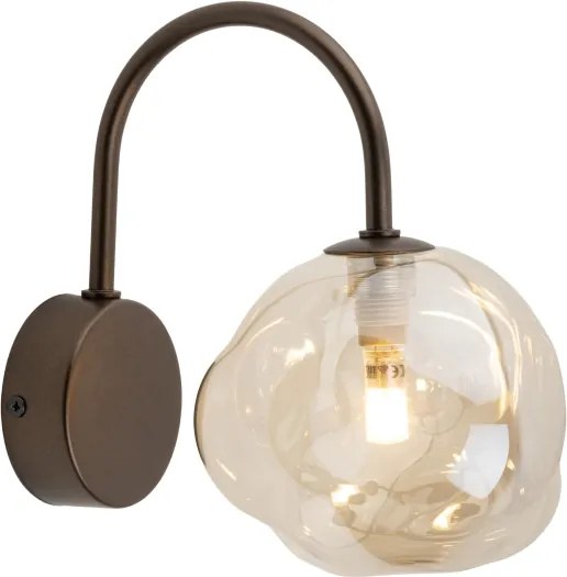 Brilagi - Aplică de perete VULCANO 1xG9/8W/230V bronz/bej fumuriu