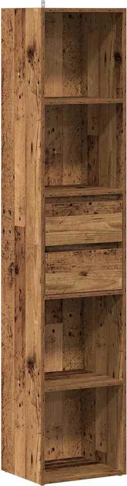 vidaXL Dulap cu cărți din lemn vechi 36x30x171 cm lemn prelucrat