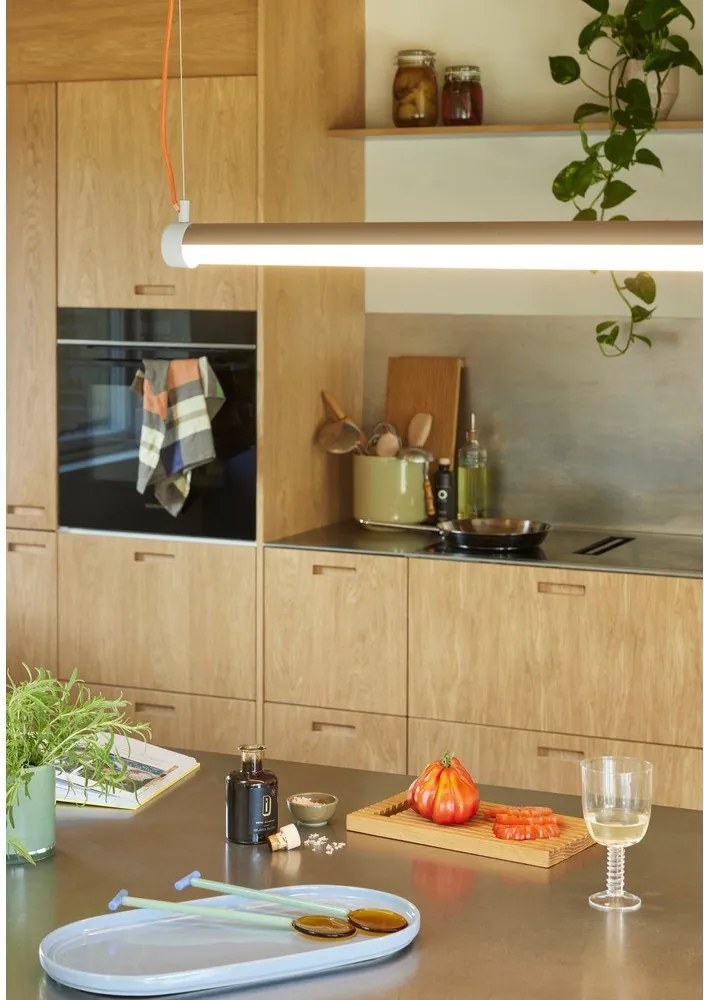 Lustră gri LED cu intensitate reglabilă Interplay – Hübsch