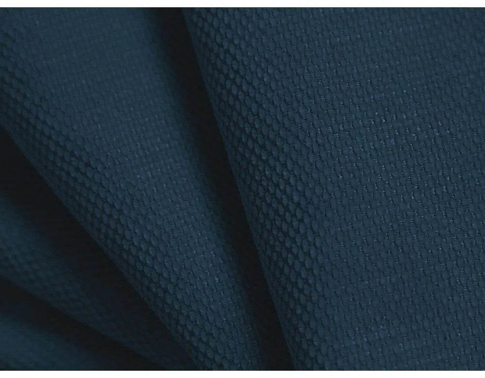 Pat matrimonial albastru închis tapițat cu spațiu de depozitare și somieră 180x200 cm Brody – Mazzini Beds