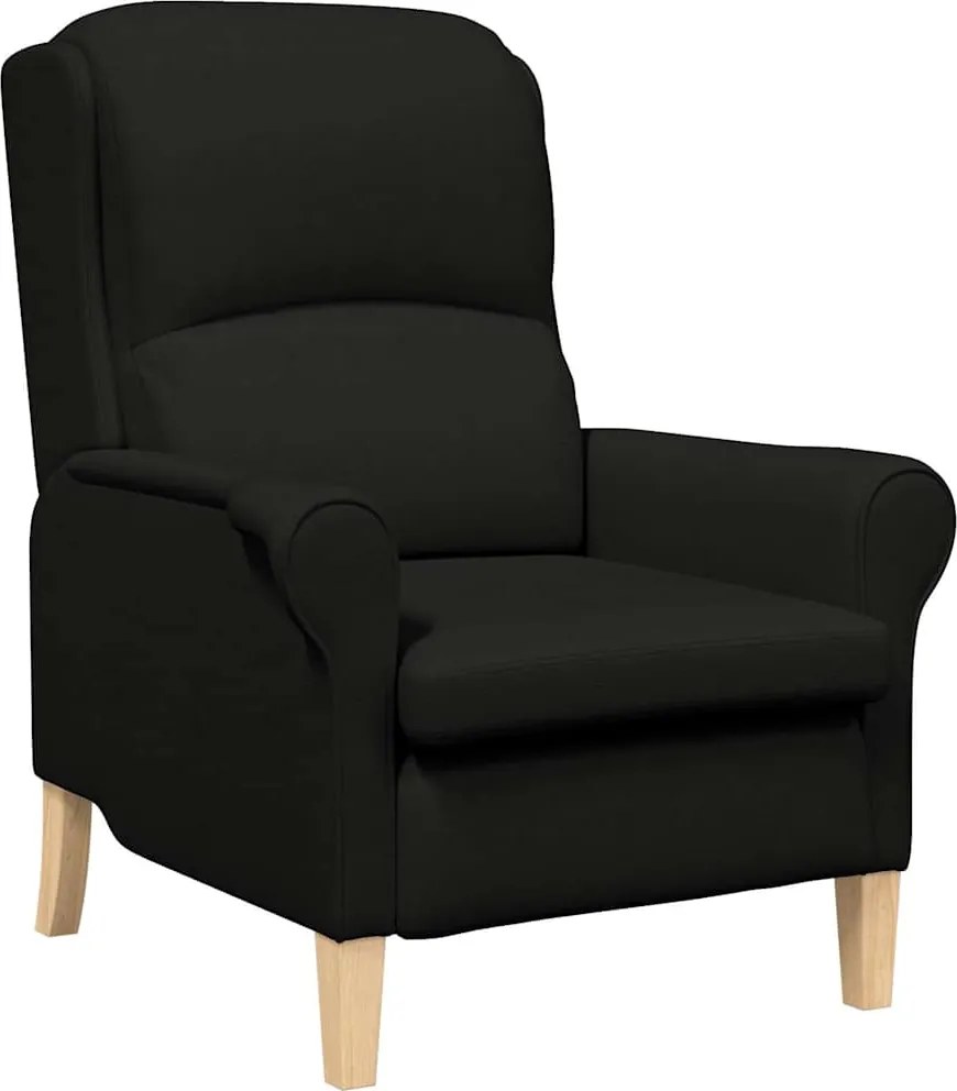 vidaXL fotoliu Negru 76 x 94 x 102 cm țesătură