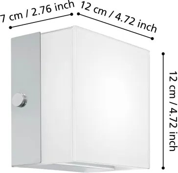 Eglo 95747 - Aplica de perete LED ALEA 2, 3,7W/230V